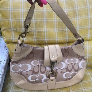 Beige Small Coach Purse